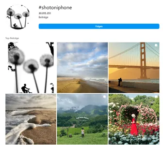 Instagram Beiträge zur Shot on iPhone Challenge.